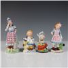 Image 1 : 4pc Porcelain Occupied Japan Figurines, Country Life & Nursery Themes