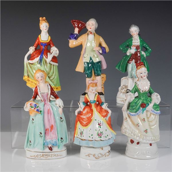 6pc Occupied Japan Porcelain Figurines