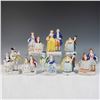 Image 1 : 8pc Occupied Japan Victorian Style Porcelain Figurines