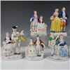 Image 2 : 8pc Occupied Japan Victorian Style Porcelain Figurines
