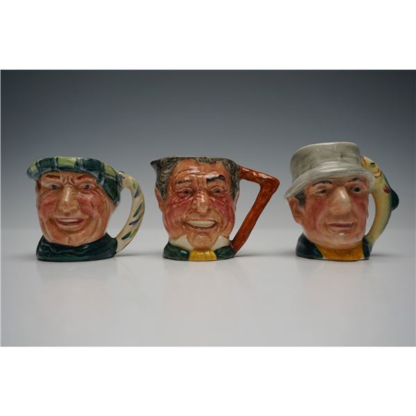 3pc Lancaster Sandland Character Jugs