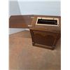 Image 2 : * Vintage Wooden Sewing Machine Desk w/Contents - CANNOT SHIP - 24" x 17" x 30"