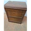 Image 6 : * Vintage Wooden Sewing Machine Desk w/Contents - CANNOT SHIP - 24" x 17" x 30"