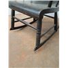 Image 2 : * Antique Early American Rocking Chair - Some Wear - 41" Back Height - CANNOT SHIP
