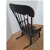 Image 5 : * Antique Early American Rocking Chair - Some Wear - 41" Back Height - CANNOT SHIP