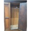 Image 4 : * Antique Mirrored Door Wardrobe w/Drawer - 76" x 19" x 45" - CANNOT SHIP