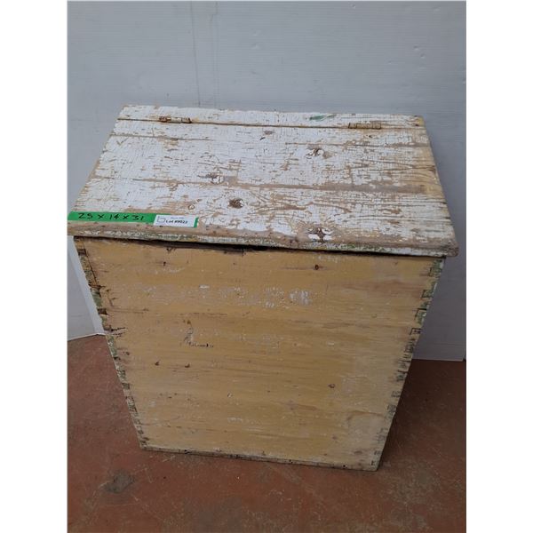 * Homemade Rustic Wooden Potato Bin - 25" x 14" x 31" - CANNOT SHIP