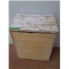 Image 1 : * Homemade Rustic Wooden Potato Bin - 25" x 14" x 31" - CANNOT SHIP