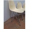 Image 2 : * (3) MCM Eiffel Style Polymer Dining Chairs - CANNOT SHIP