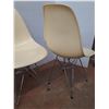 Image 3 : * (3) MCM Eiffel Style Polymer Dining Chairs - CANNOT SHIP