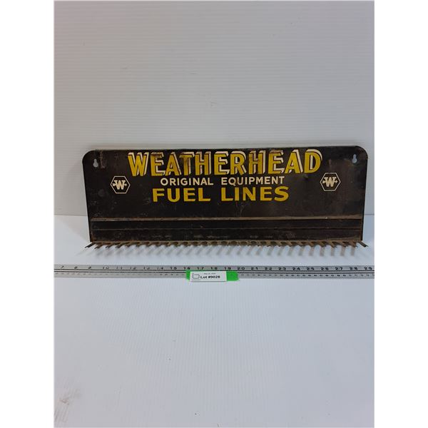 # Vintage Weatherhead Fuel Lines Display - 20" x 8"