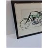 Image 3 : # Harley Davidson Print in Frame - 16.5" x 14.5"