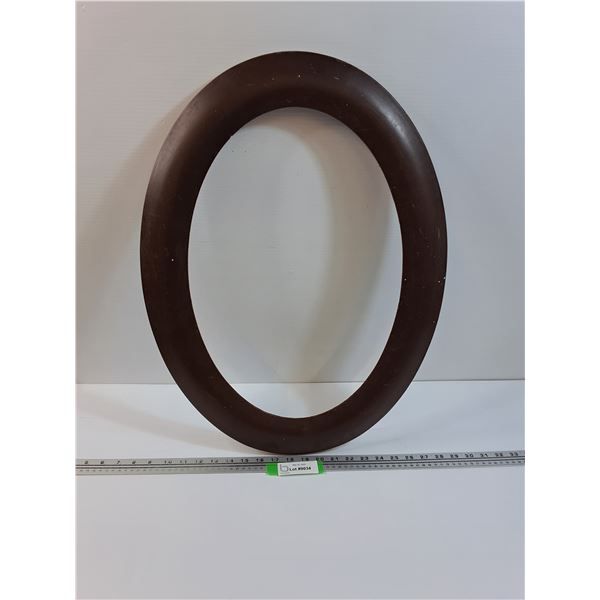 Wooden Oval frame 24" x 18.5"