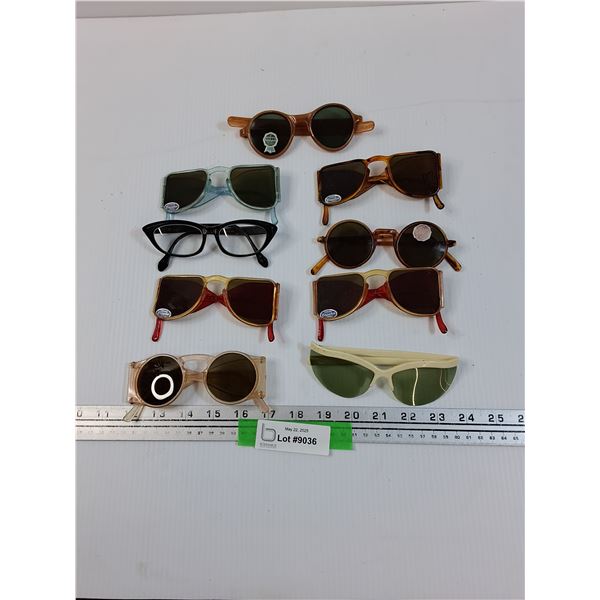 (9) Vintage Sunglasses - Assorted