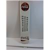 Image 1 : Coca Cola Metal Temperature Gauge - 8" x 38"