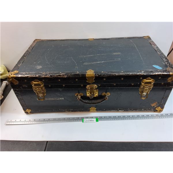 # Vintage Steamer Trunk - 30.5"x 10" 17" - CANNOT SHIP