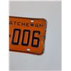 Image 4 : Saskatchewan License Plate 1963