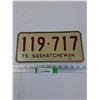 Image 1 : Saskatchewan License Plate 1975