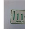 Image 2 : Saskatchewan License Plate 1968