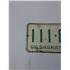 Image 2 : Saskatchewan License Plate 1966