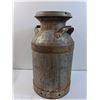 Image 4 : #Vintage Metal Milk/Creamer Canister - 24" x 14" -PICK UP