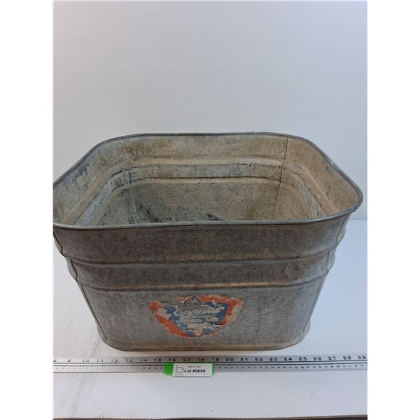 GSW Galvanized Steel Basin - 20.5'' x 11'' - Pick Up Preferred