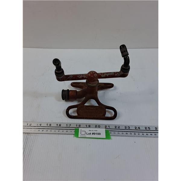 Vintage Metal Sunbeam Sprinkler Model 6 Rain King Standard