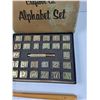 Image 3 : Vintage Craft Tool Alphabet Set w/Wood Mallet