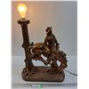 Image 1 : The Vision Cowboy with Horse Lamp - 15'' x 24'' - Works
