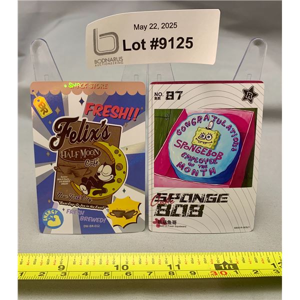 Felix the Cat & SpongeBob SquarePants Holo Cards