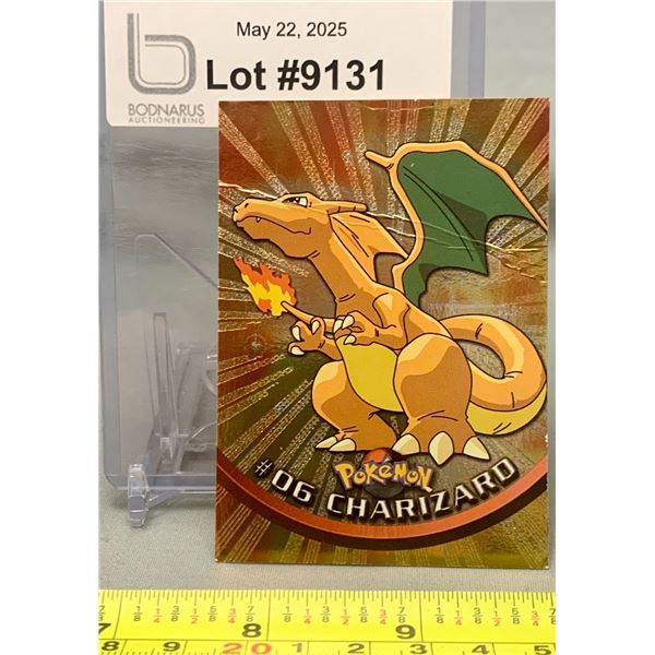 Pokémon Topps #06 Charizard 1999 TV Series Holo Foil Card