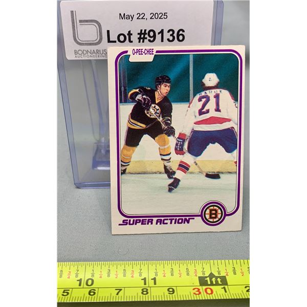OPC 1981 Ray Bourque Super Action Rookie Card