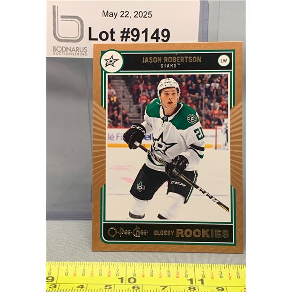 Jason Robertson OPC Glossy Rookie Hockey Card