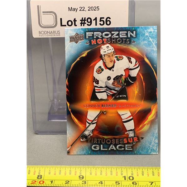 Connor Bedard Upper Deck Tim Horton's Frozen Hot Shots Hockey Card