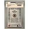 Image 3 : Jake DeBrusk Upper Deck Population Count 1000 Clear Cut Hockey Card