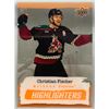 Image 2 : Christian Fischer Upper Deck Highlighters Scarce Hockey Card