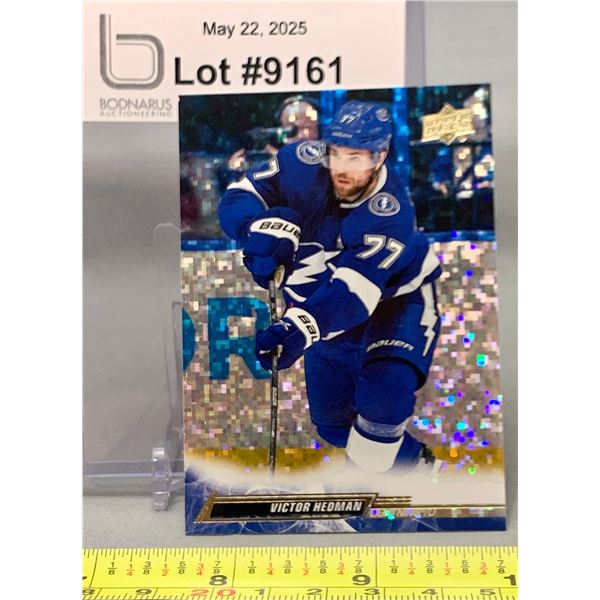 Victor Hedman Upper Deck Speckled Rainbow Hockey Card