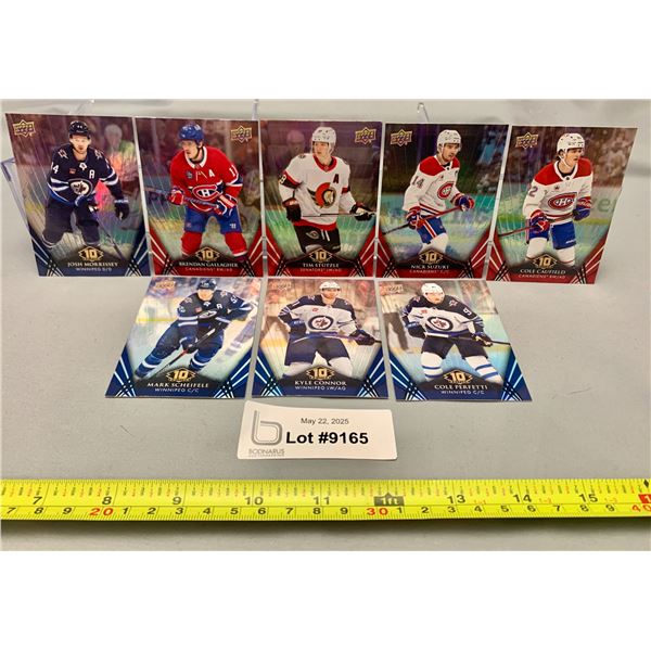 (8) Tim Horton's 10th Edition Upper Deck Hockey Cards