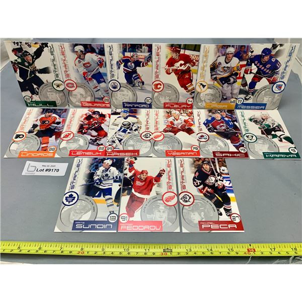 (15) Kraft Dinner Stanley Cup 5" x 3 3/8" Collectors Hockey Cards