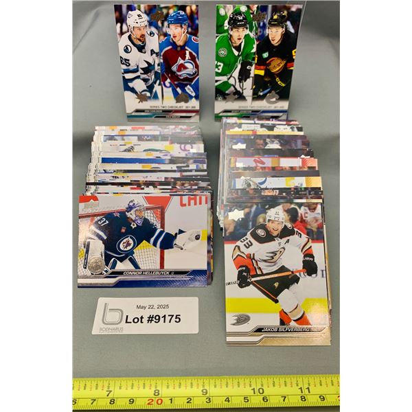 (22) Complete Base Set Upper Deck 2023-24 Hockey Cards Series 2