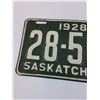 Image 2 : Saskatchewan License Plate 1928