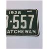 Image 3 : Saskatchewan License Plate 1928