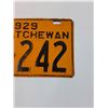 Image 3 : Saskatchewan License Plate 1929