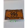 Image 1 : Saskatchewan Farm Truck License Plate 1936
