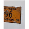 Image 3 : Saskatchewan Farm Truck License Plate 1936