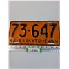 Image 1 : Saskatchewan License Plate 1942
