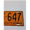 Image 3 : Saskatchewan License Plate 1942