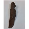Image 6 : Primos Hunting Knife - Schrade Cut Walden Deer Antler Handle w/Sheath - 3.5" Blade Length, 10" Total
