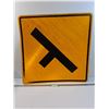 Image 1 : # Road "T" Sign - 29.5" x 29.5"