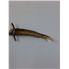 Image 3 : Red Point Brand Hunting Knife w/Antler Handle - 5.5" Blade, 11" Total Length